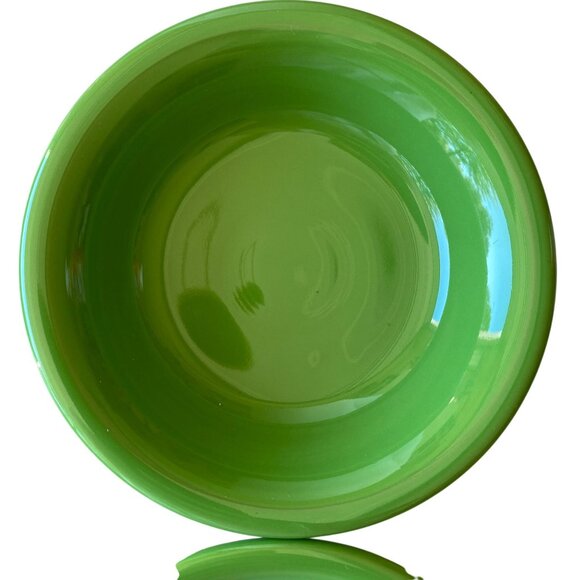 Fiestaware Shamrock Green dessert berry bowls Discontinued 5.25" - Picture 2 of 6